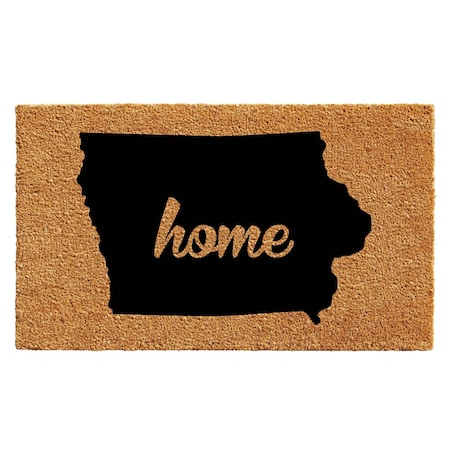 Calloway Mills Entrance Mat, Coir, Natural, Black 105231830
